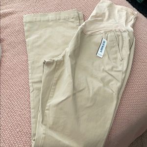 NWT maternity khaki